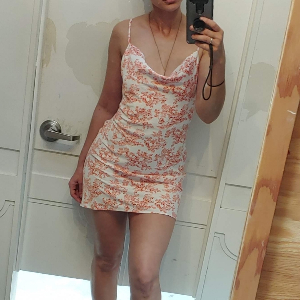 Floral Print Women's Slip Dress